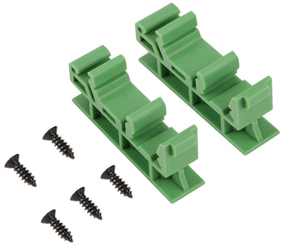 10 Sets DIN C45 Rail Adapters voor PCB Bevestiging en Montage, Geschikt voor 35mm Rails