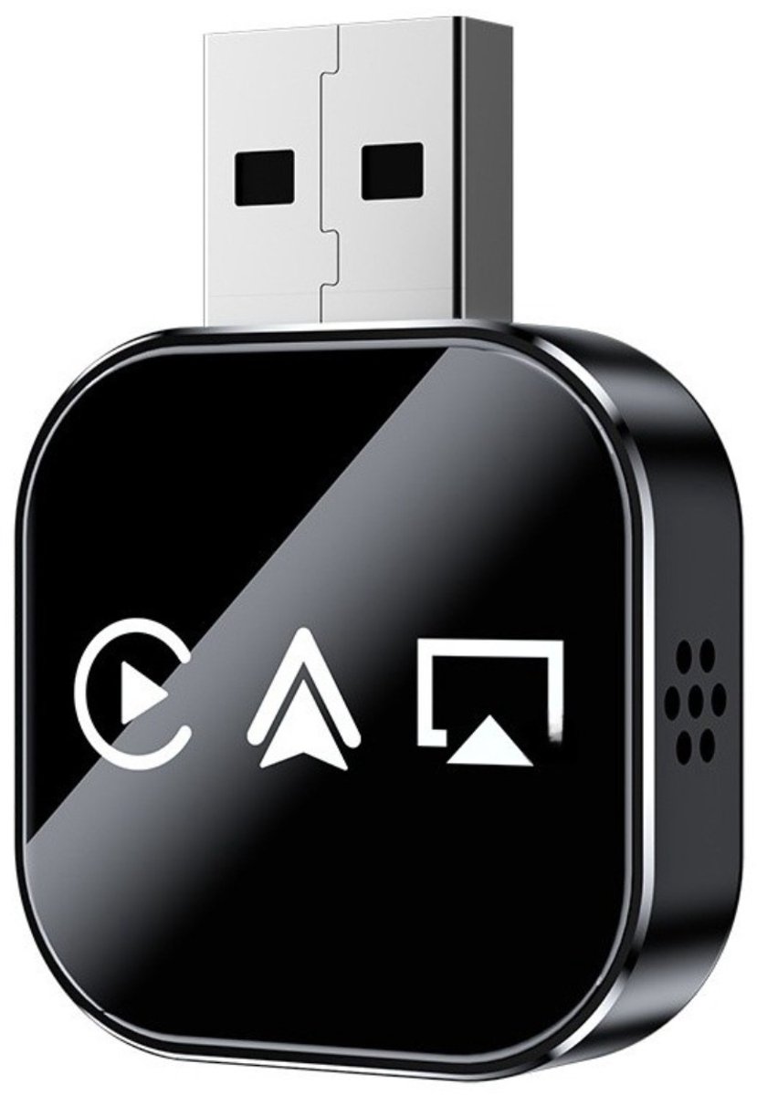Draadloze CarPlay/Android Auto/Mirror Link Adapter Q1AS - 3-in-1 Apple Mirroring & Android Auto CarPlay Box