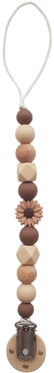 Chewies & More Speenclip - Daisy - Wood Brown