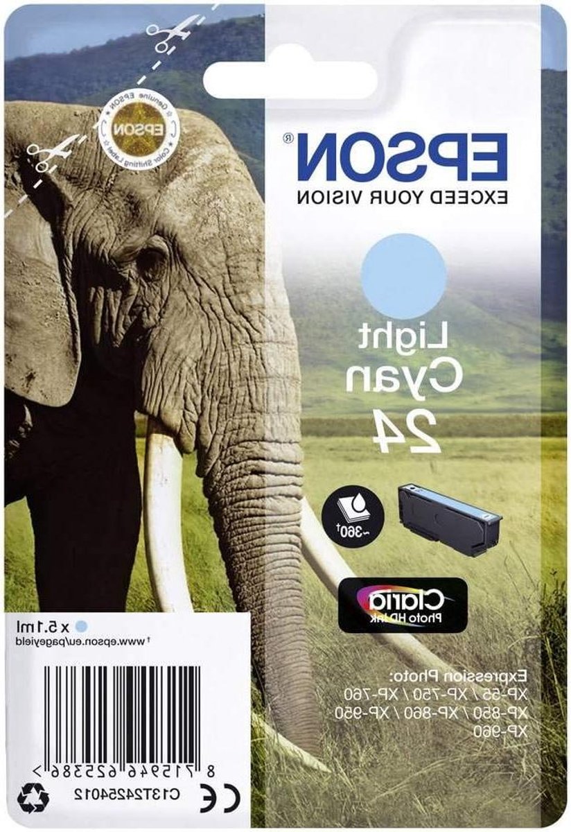 Inkjet Cartridge - Printer Inkt - Foto's Printen - Zes Kleuren Systeem - Singlepack - Licht Cyaan