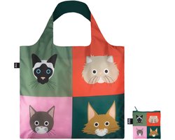 LOQI Shopper - Cats - Gerecycled materiaal