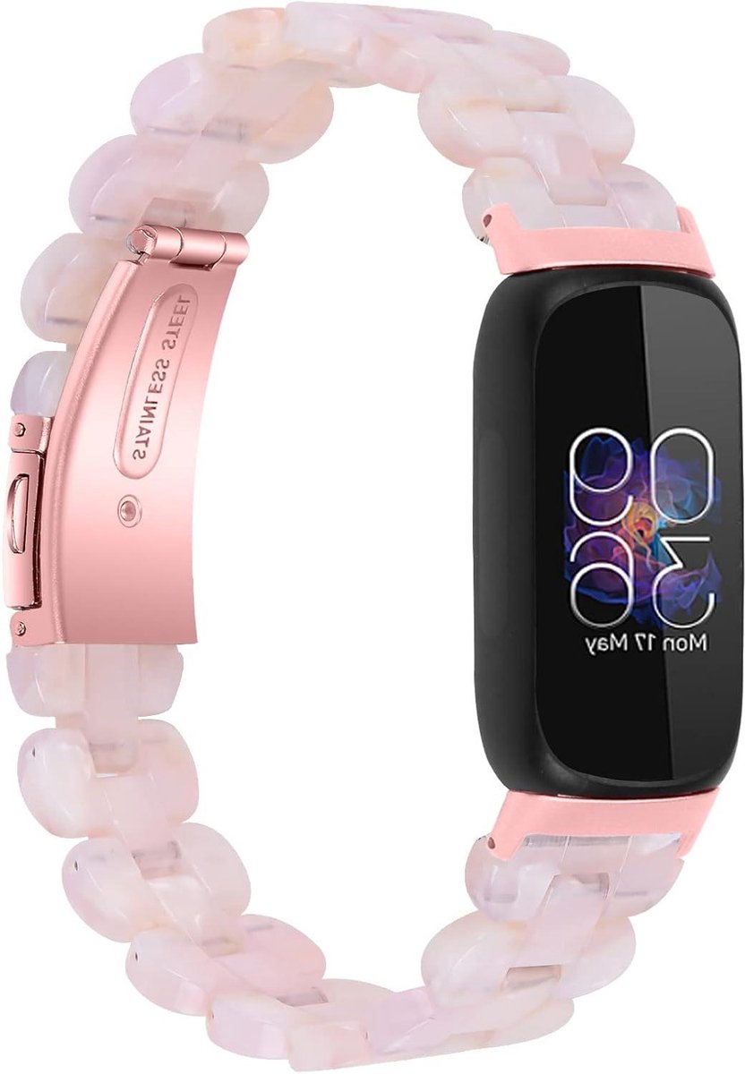 Harsband Fitbit Inspire 3 - Armband polsband - Fitness tracker - Waterdicht lichtgewicht - Roestvrijstalen gesp - Niet gespecificeerd