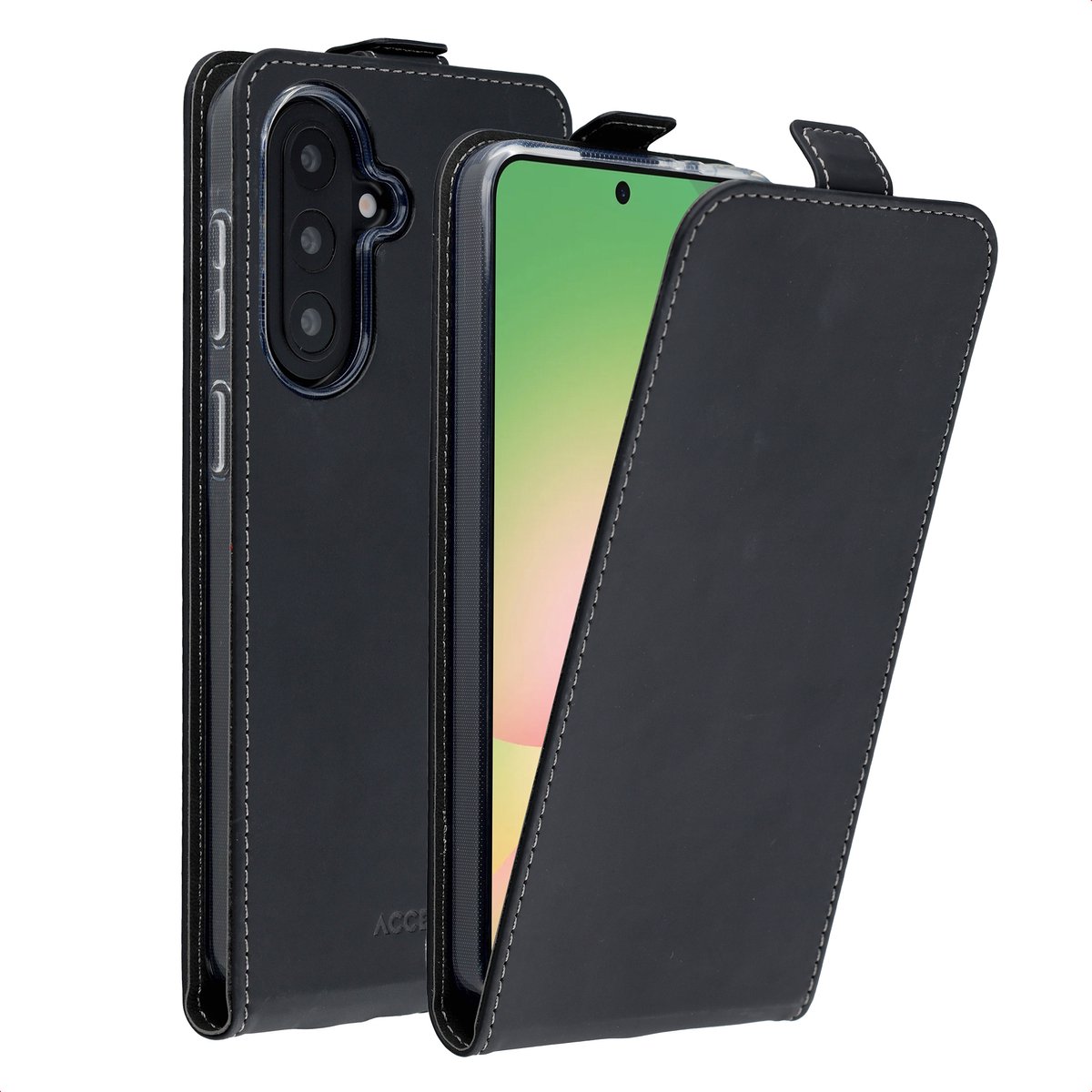 Accezz Hoesje - Geschikt voor Samsung Galaxy A37 (5G) - Flipcase - Zwart