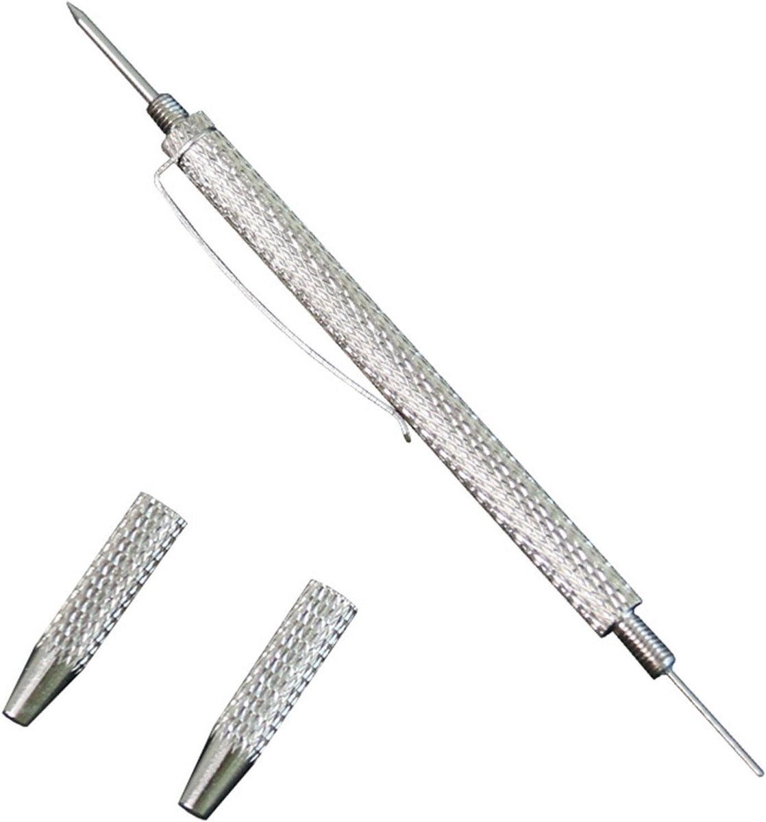 Sproeier Naald - Instelgereedschap - Ruiten Reinigen - Aluminium Legering - 10.6 cm - Zilver