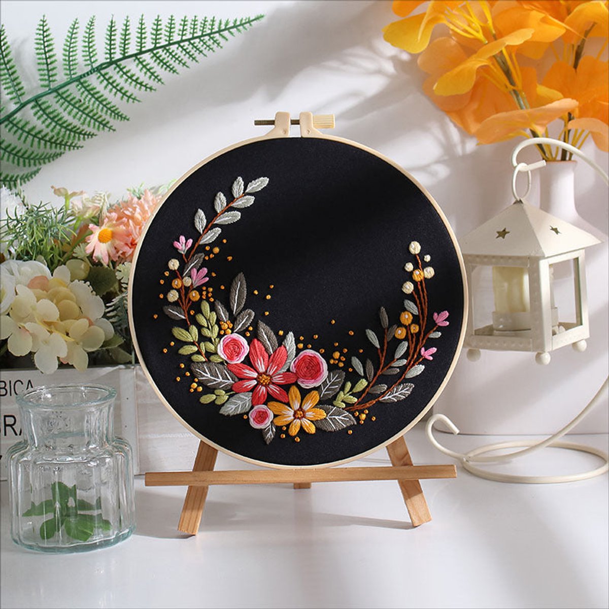 Untamed - PREMIUM Borduurset Volwassenen - Inclusief accessoires - Creatieve hobby- Velvet Bloom — cadeau in Hobby - foto 2