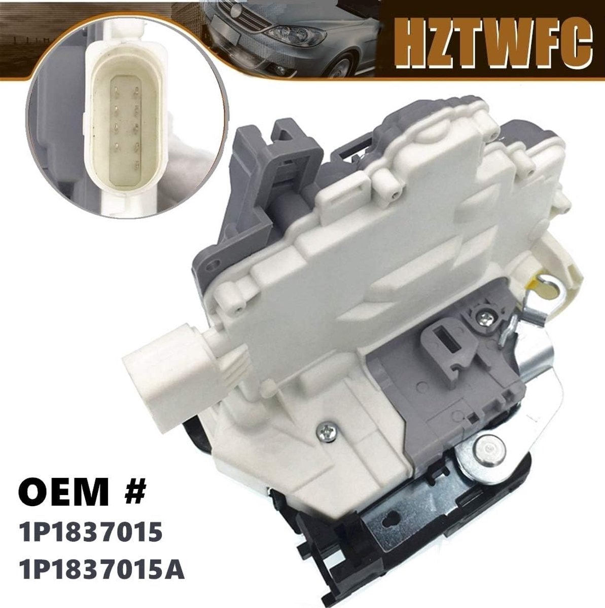 Deurslot Actuator - Elektrisch Deurslot - Auto Reparatie - Links Voor - 9 Pin - Zilver