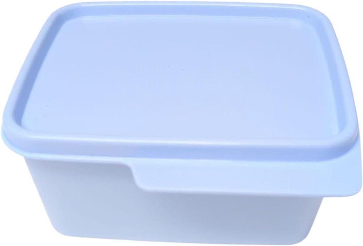 Compacte container - Voorraadbakje - Voedsel bewaren - Modulair systeem - 500 ml - Lichtblauw