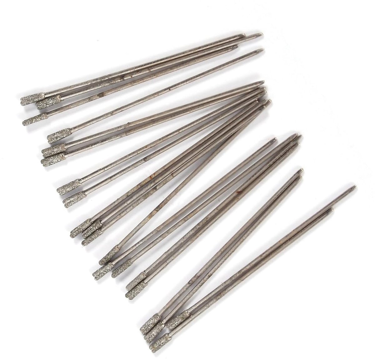 20 Stuks 1mm Diamant Gecoate Lapidar Boren voor Sieraden, Agaat en Edelstenen Bewerking