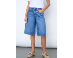 SISTERS POINT Ofira-sho - Dames short - Mid Blue Denim - Maat M