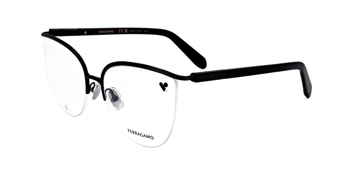 Ferragamo SF2227 Black 56/18/140 WOMAN Brilmonturen