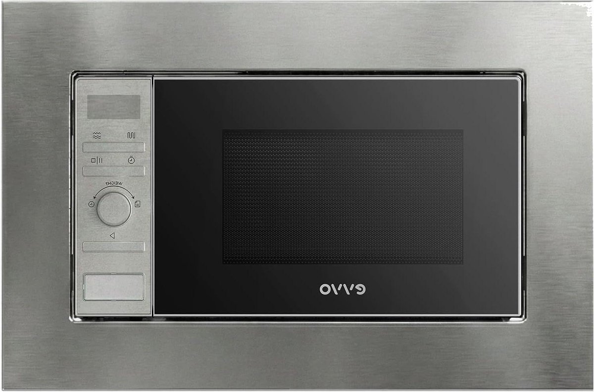 Geïntegreerde Magnetron - Inbouwmagnetron Grill - Keuken Gemak - Roestvrij Staal Design - 21 Liter - Zwart