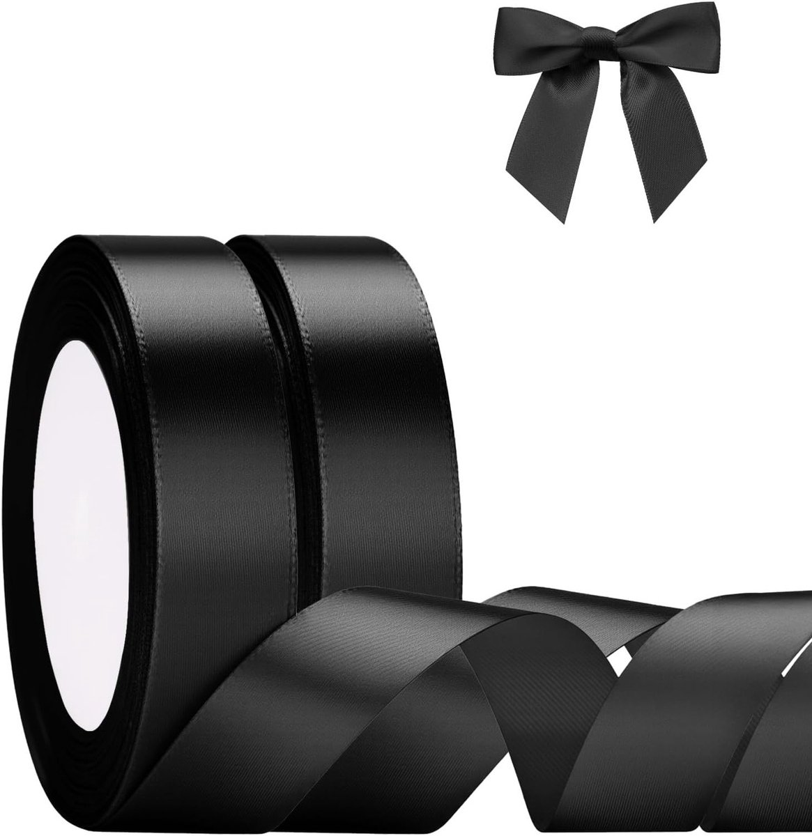 Satin Cadeaulint 44m, Zijden Lint 2cm voor Bruiloft, Kerst, Decoratie en Geschenken