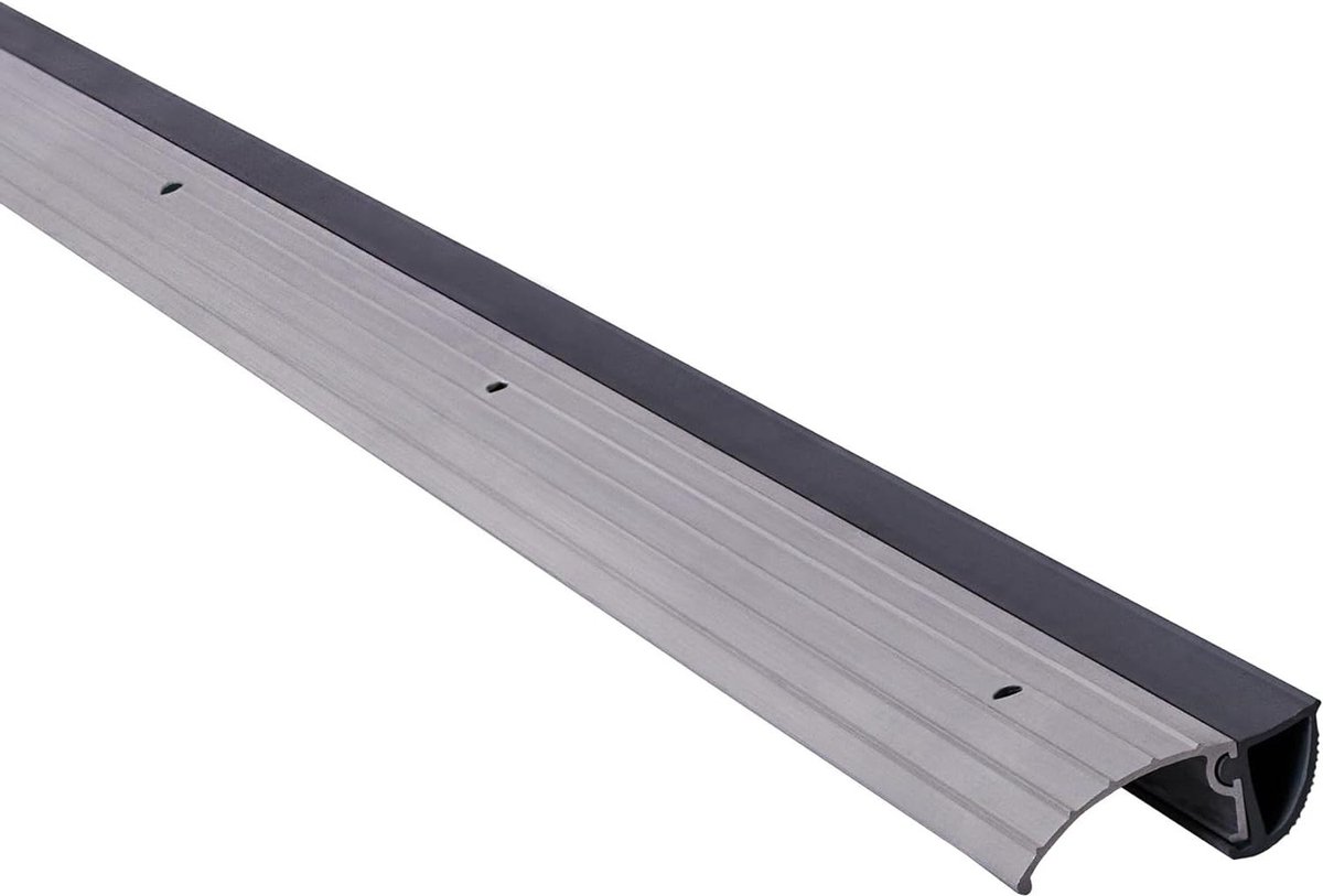 Mini Bumper Drempel - Lage Deurdrempel - Tochtvrij Maken - Weerbestendige Afdichting - 36 Inch - Aluminium