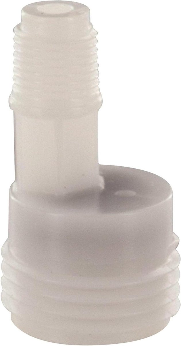 Vacuümbreker - Luchtontluchter - Schoonwatersysteem - Past op handdoucheslang - 64 cm - Wit