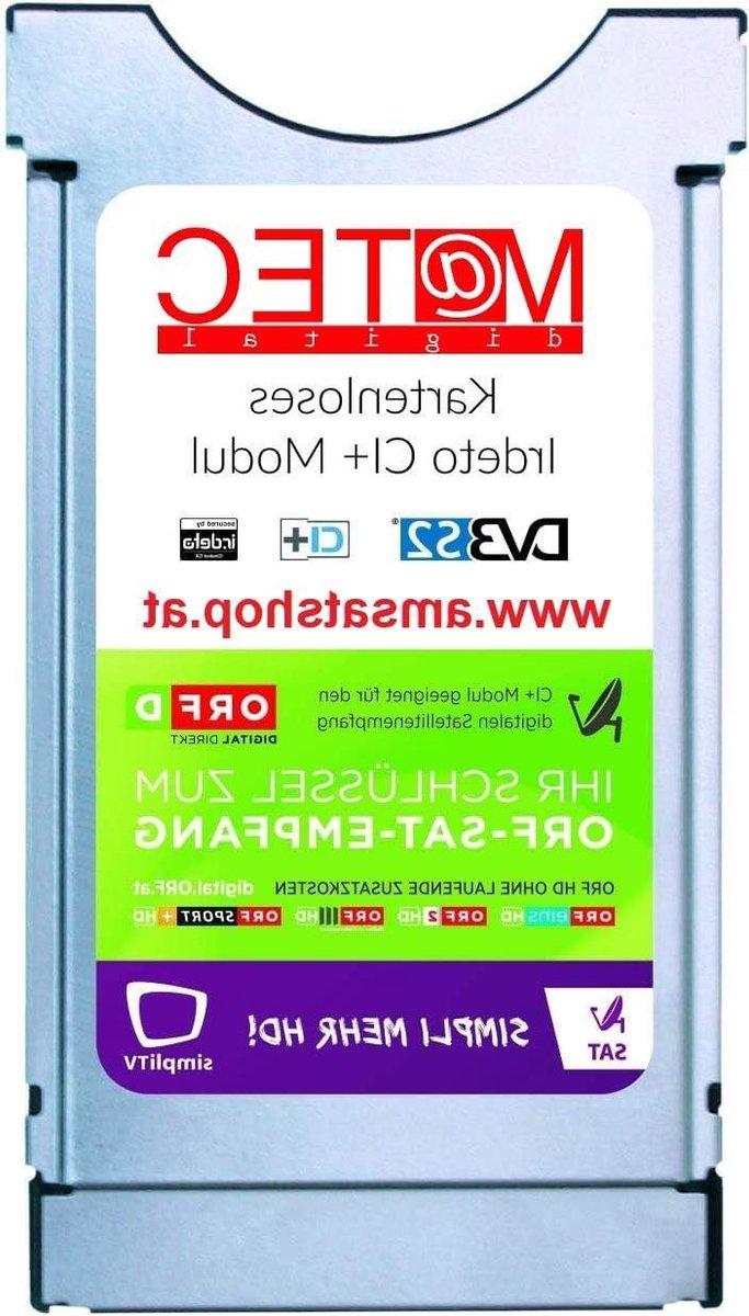 Digitale module - CI+ decoder - Televisie kijken - Kaartloos decoderen - 10 cm - Zwart