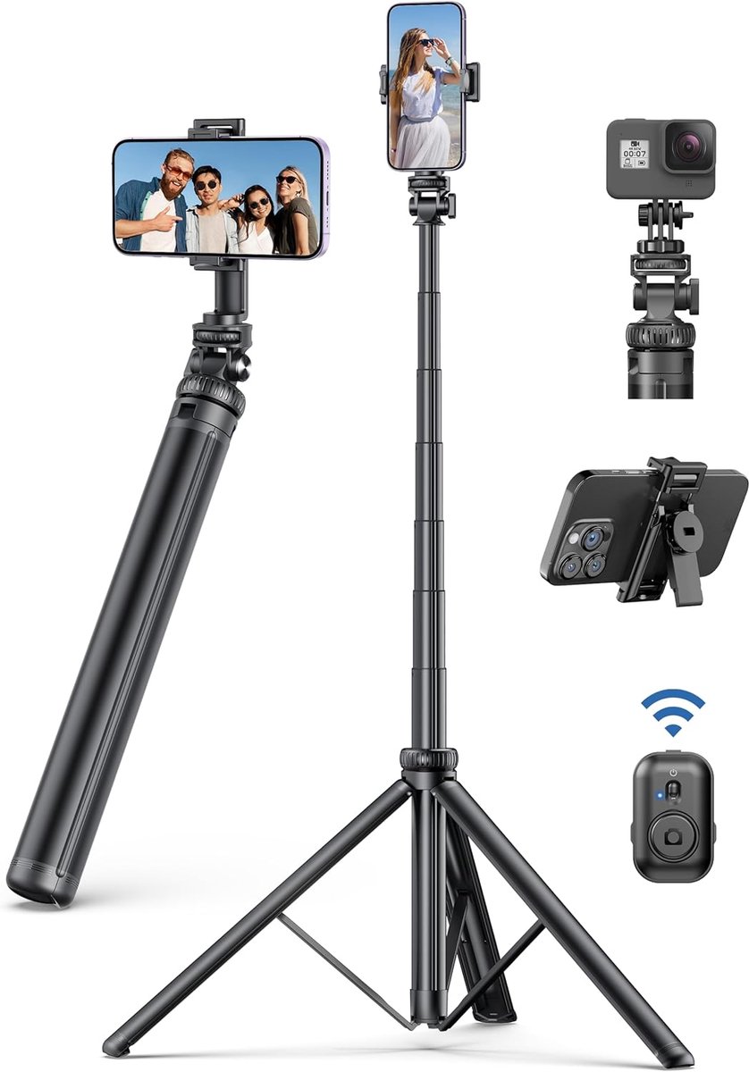 Gimbal Smartphone - Selfiestick - Tripod - glide grip