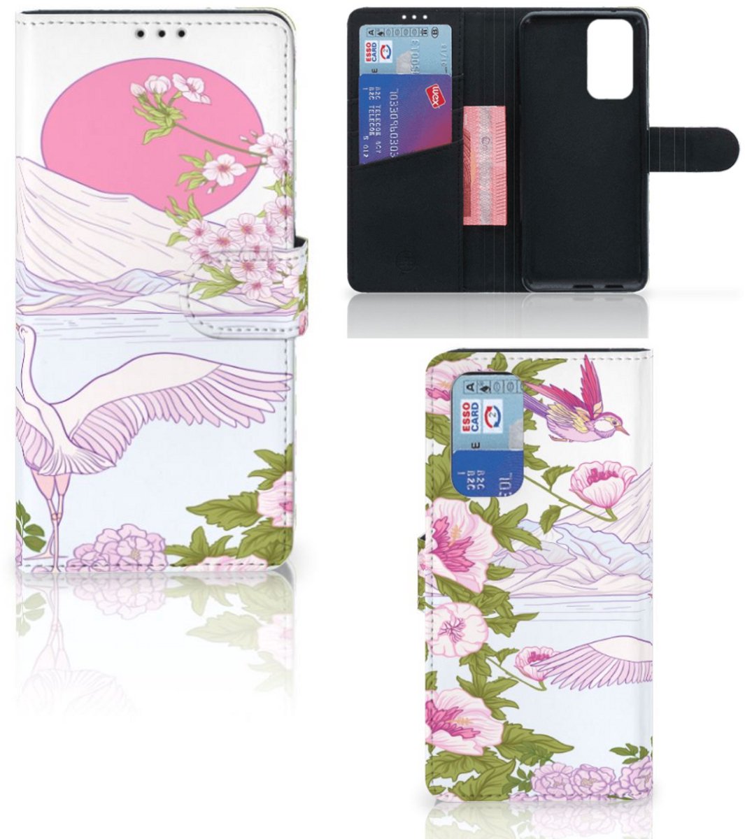 OnePlus 9 Pro Telefoonhoesje met Pasjes Bird Standing