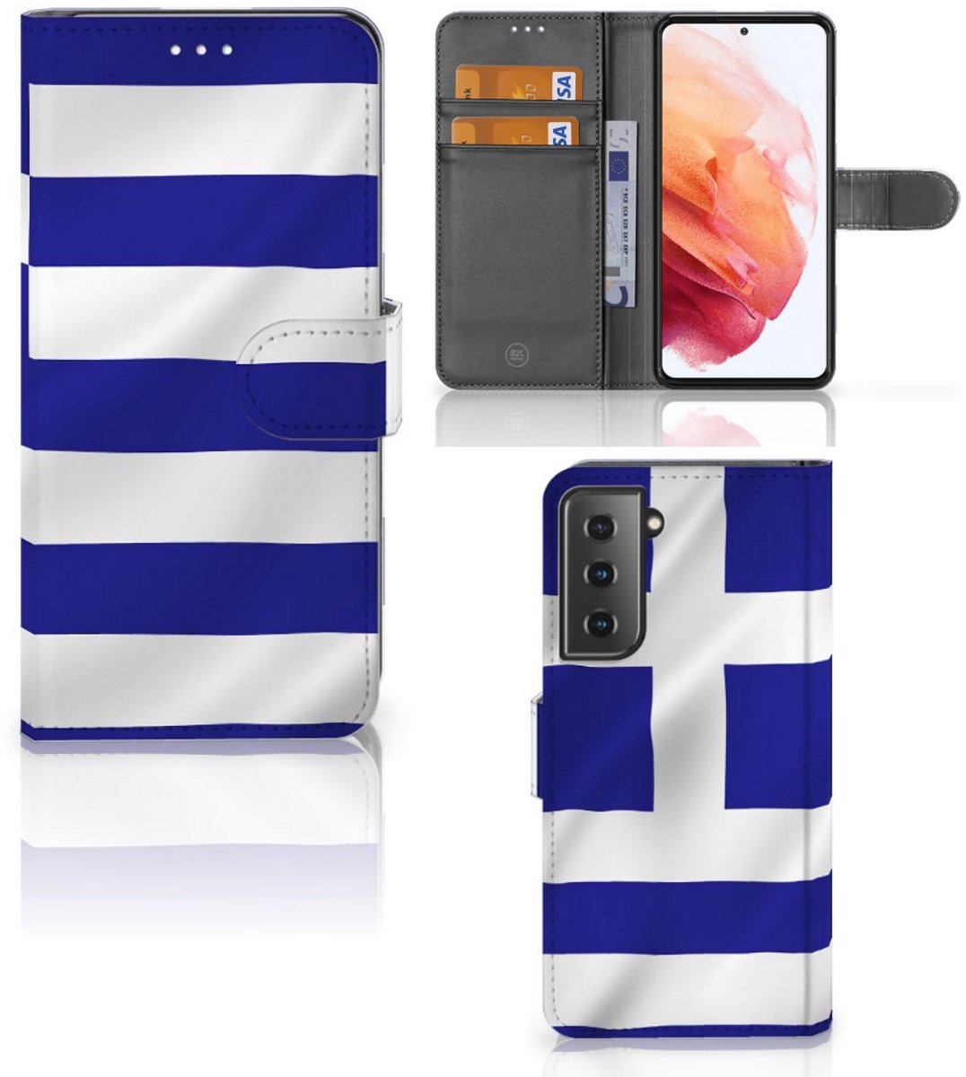 Samsung Galaxy S21 Bookstyle Case Griekenland