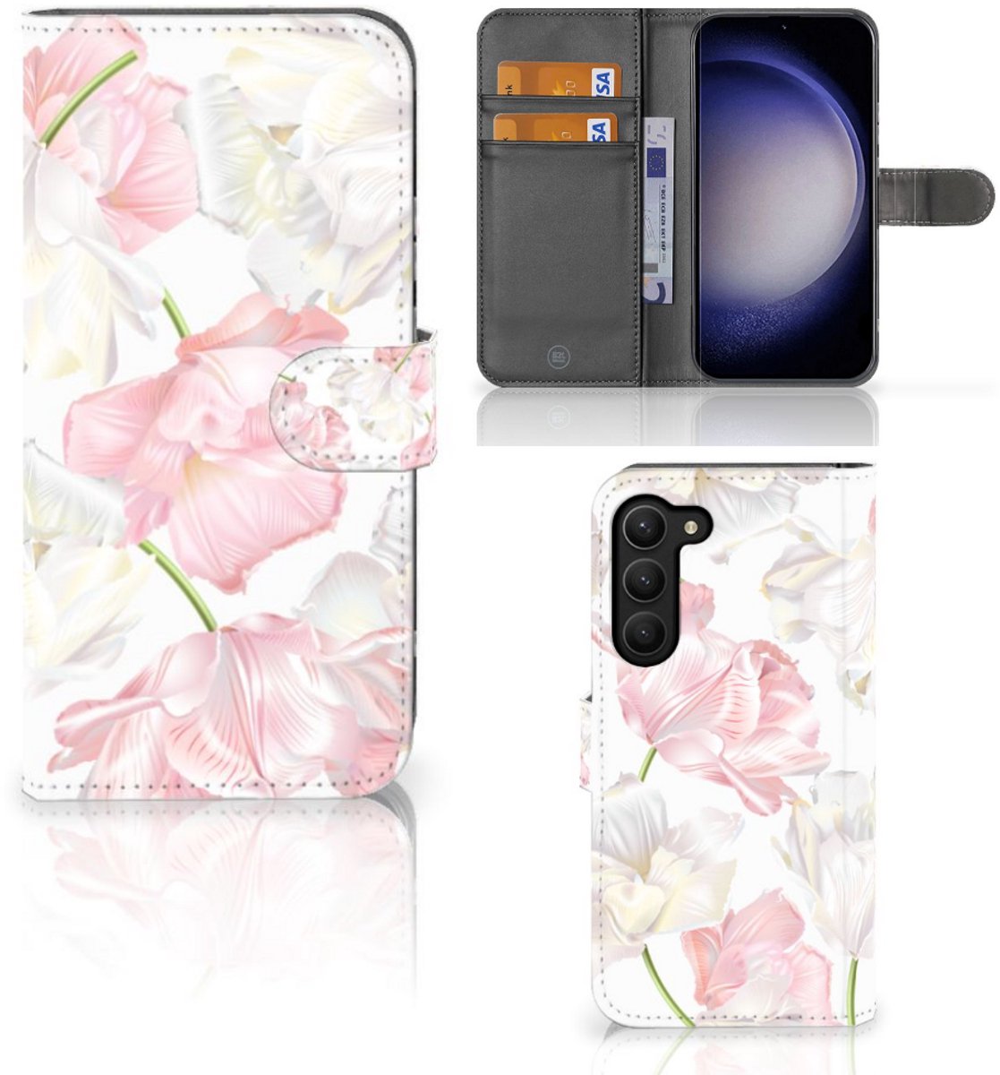 Samsung Galaxy S23 Plus Hoesje Lovely Flowers