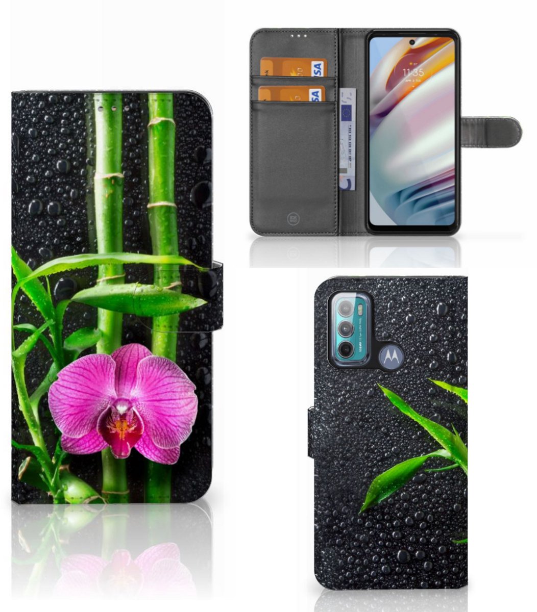 Motorola Moto G60 Hoesje Orchidee