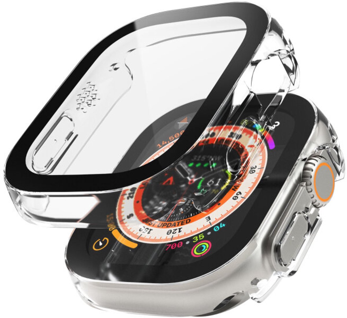 Vonmahlen - Geschikt voor - Thin - Geschikt voor - Case - Geschikt voor - for - Geschikt voor - Apple - Geschikt voor - Watch - Geschikt voor - Ultra - Geschikt voor - 1/2/3 - Geschikt voor - 49mm - Geschikt voor - Transparent