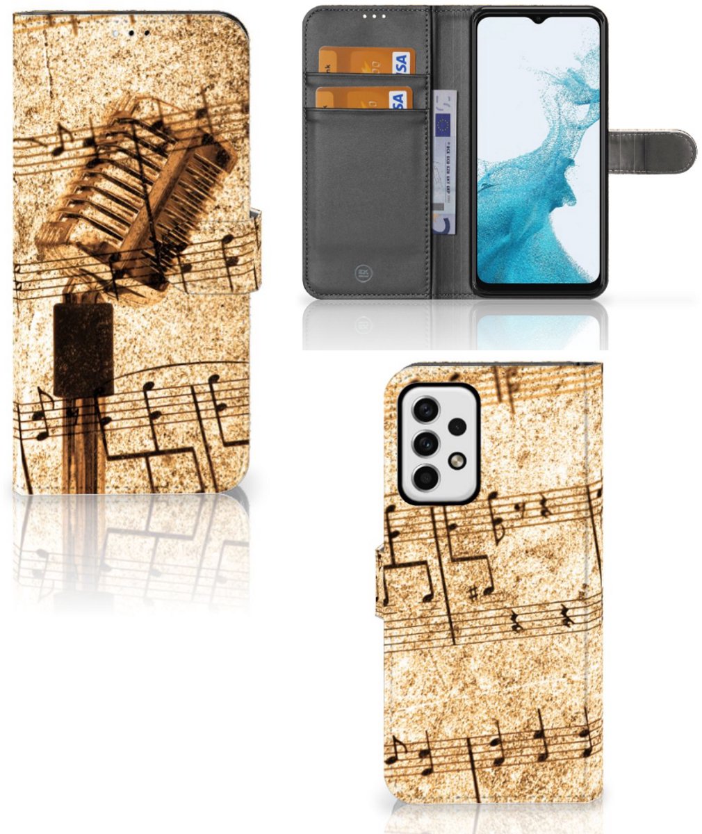 Samsung Galaxy A23 Telefoonhoesje met foto Bladmuziek