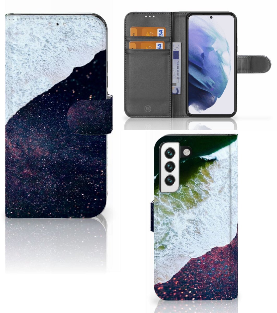 Samsung Galaxy S22 Book Case Sea in Space