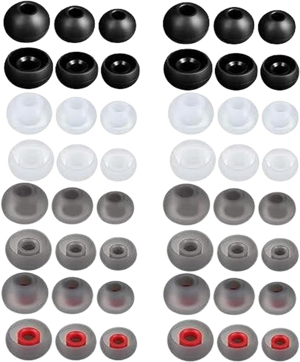 Vervangende Oordopjes - 48 Stuks, Hoofdtelefoon Accessoires, Oorkussens in 3 Maten (S/M/L), Geschikt voor de Meeste Oordopjes en Hoofdtelefoons