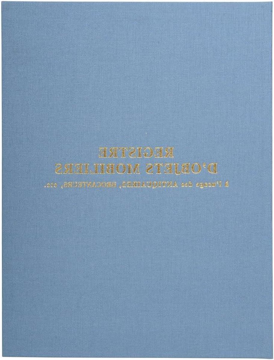 Register Grootboek - Formulieren Dossiers - Bedrijfsadministratie Bijhouden - Speciaal Voor Brocanteurs - 33 x 265 x 16 cm - Grijs