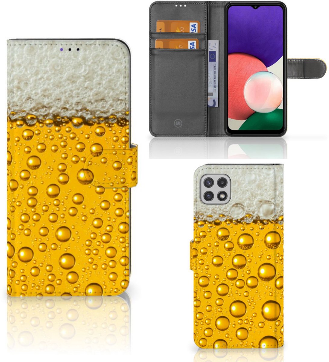 Samsung Galaxy A22 5G Book Cover Bier