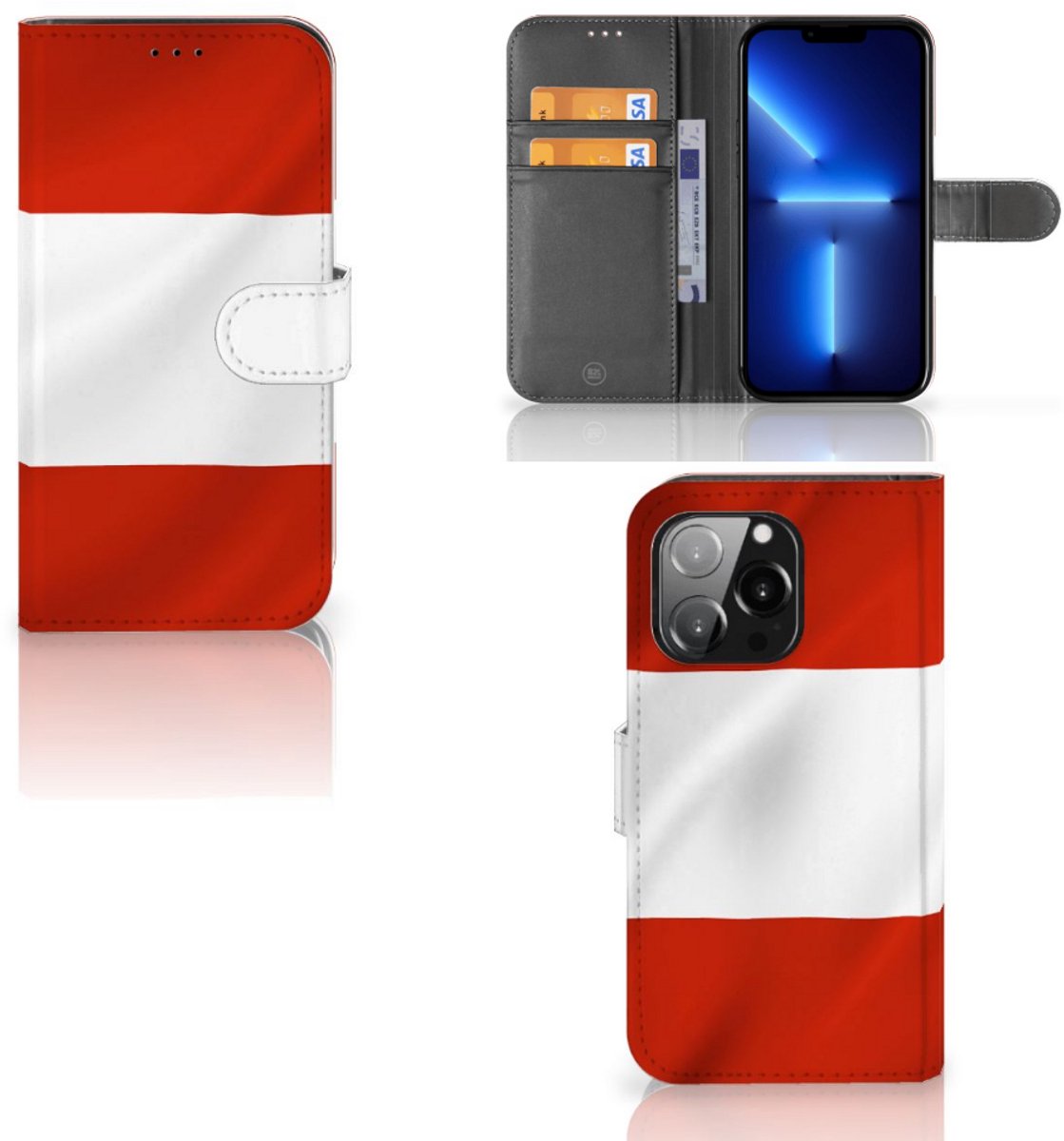 iPhone 13 Pro Bookstyle Case Oostenrijk