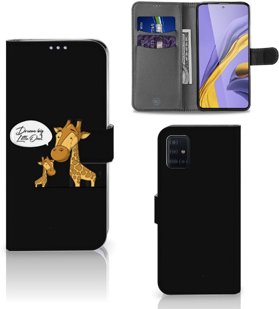 Samsung Galaxy A51 Leuk Hoesje Giraffe