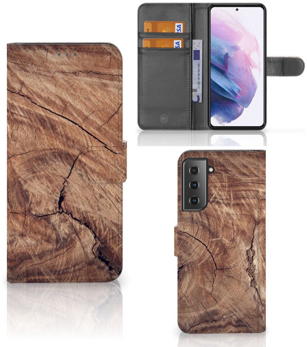 Samsung Galaxy S21 Plus Book Style Case Tree Trunk