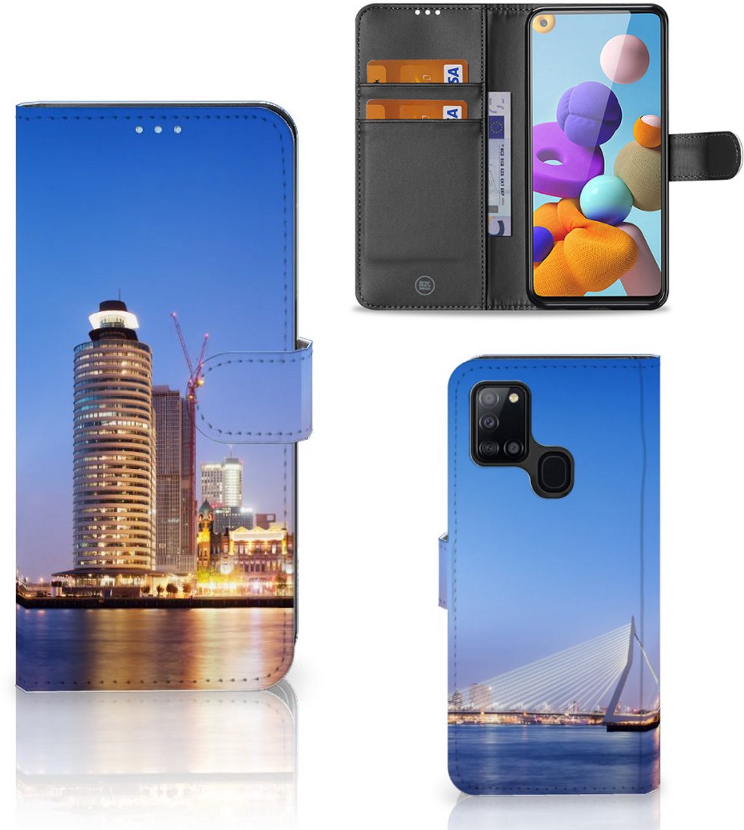 Samsung Galaxy A21s Flip Cover Rotterdam