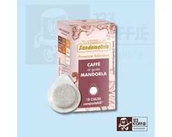 Amandel koffie cialde ESE 44 mm 18 stuks Sandemetrio