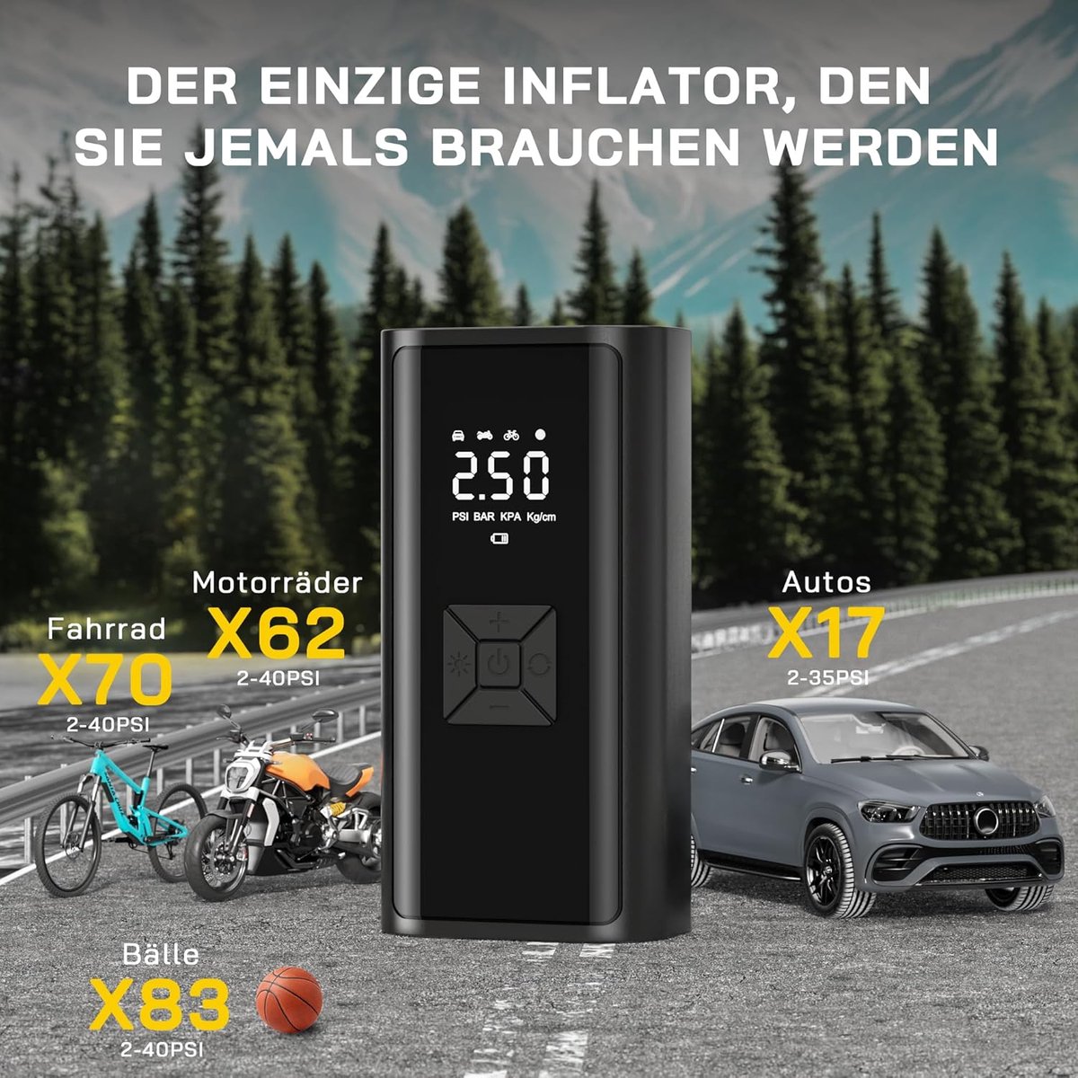 DKampioen Fietspomp - Fietspomp elektrisch - Fiets thumbnail 3