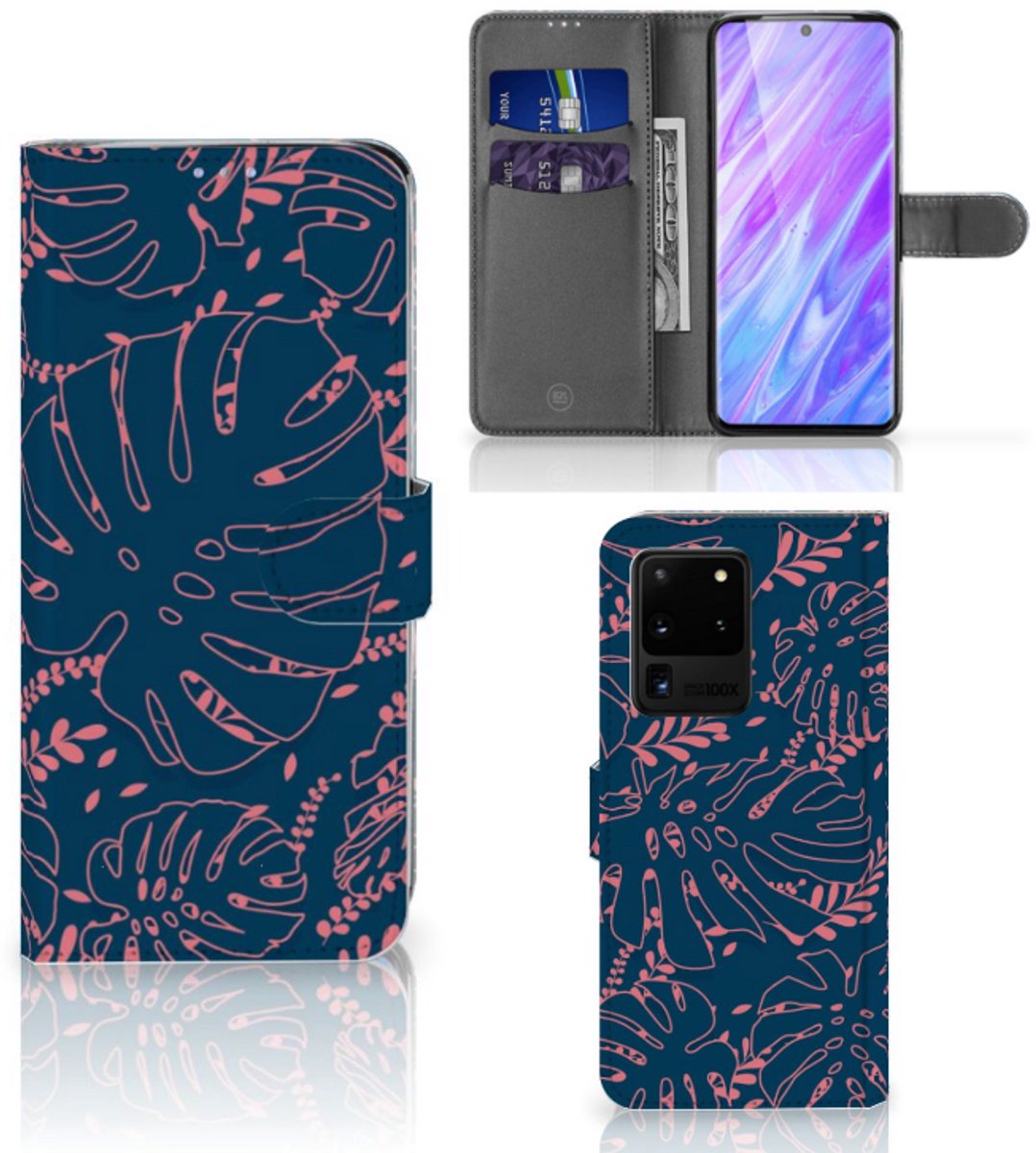 Samsung Galaxy S20 Ultra Hoesje Palm Leaves