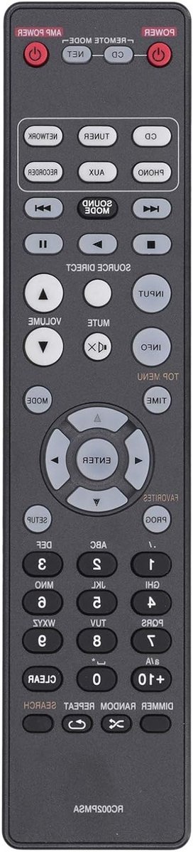 Vervangende afstandsbediening voor versterker, geschikt voor Marantz PM8005 en SA8005, ideaal voor audiofielen