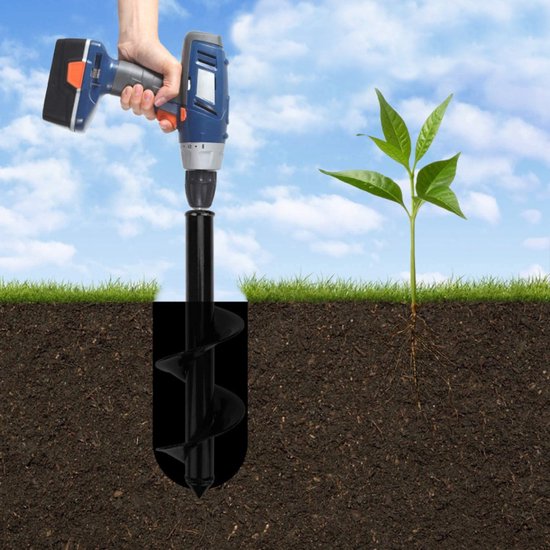 Man Nuo 8/30 - Grondboor - 30cm - Staal - Voor Tuinieren — afbeelding 5