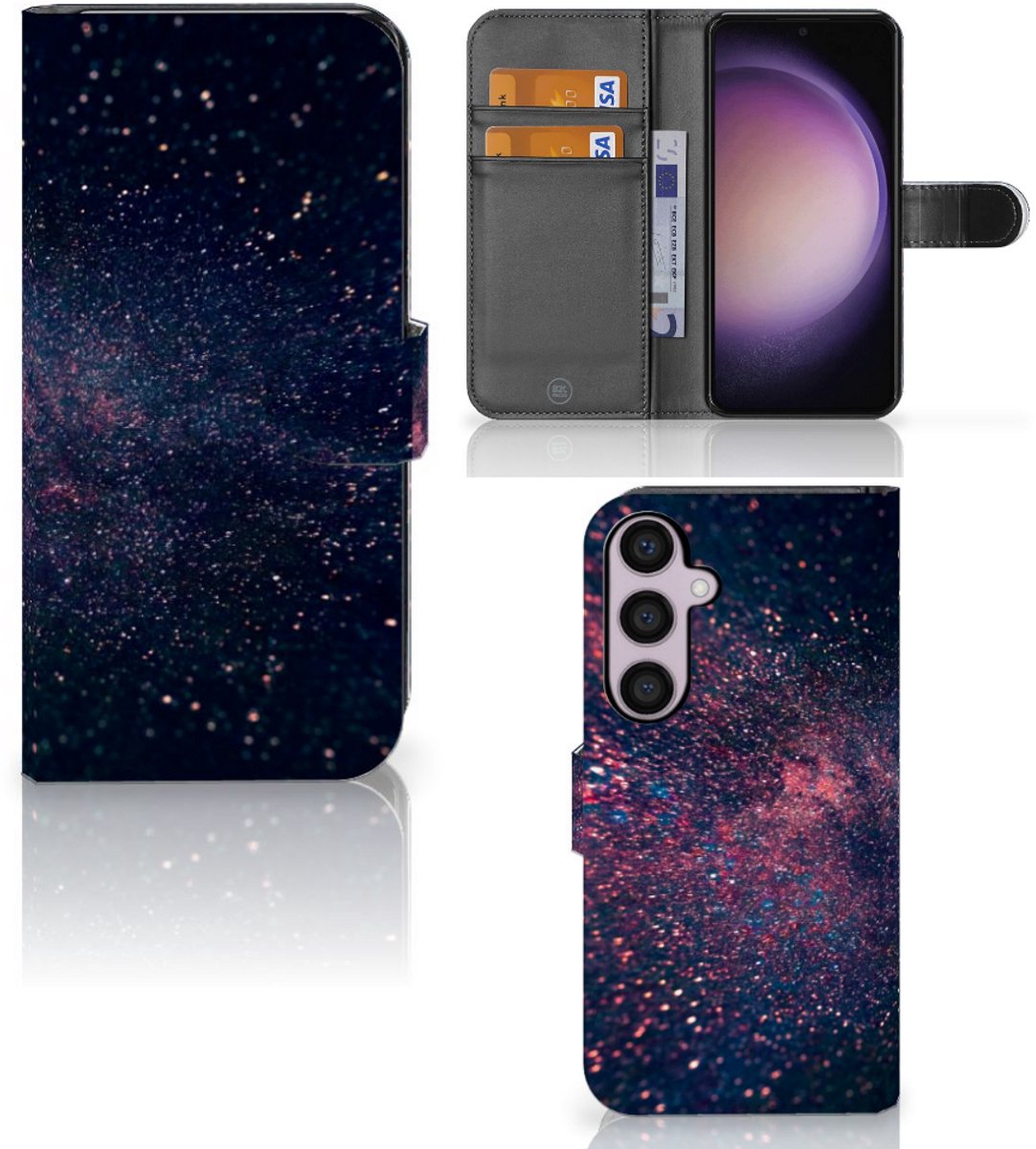 Samsung Galaxy S24 Plus Book Case Stars