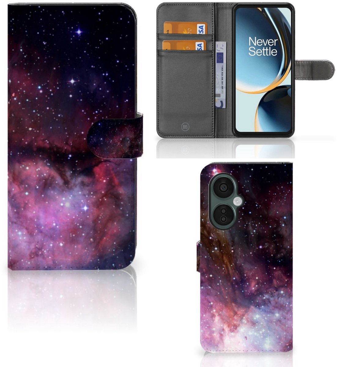 Book Case voor OnePlus Nord CE 3 Lite Galaxy