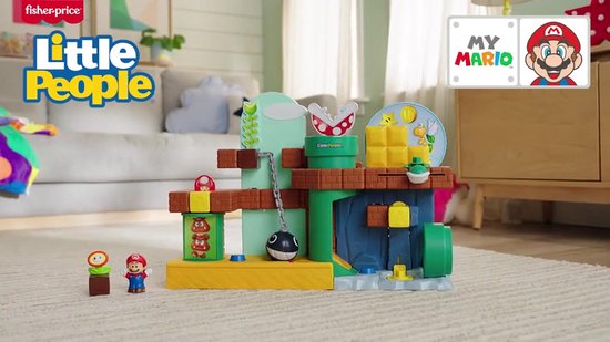Fisher-Price Little People My Mario Adventure speelset - Muzikaal peuterspeelgoed met 2 figuren