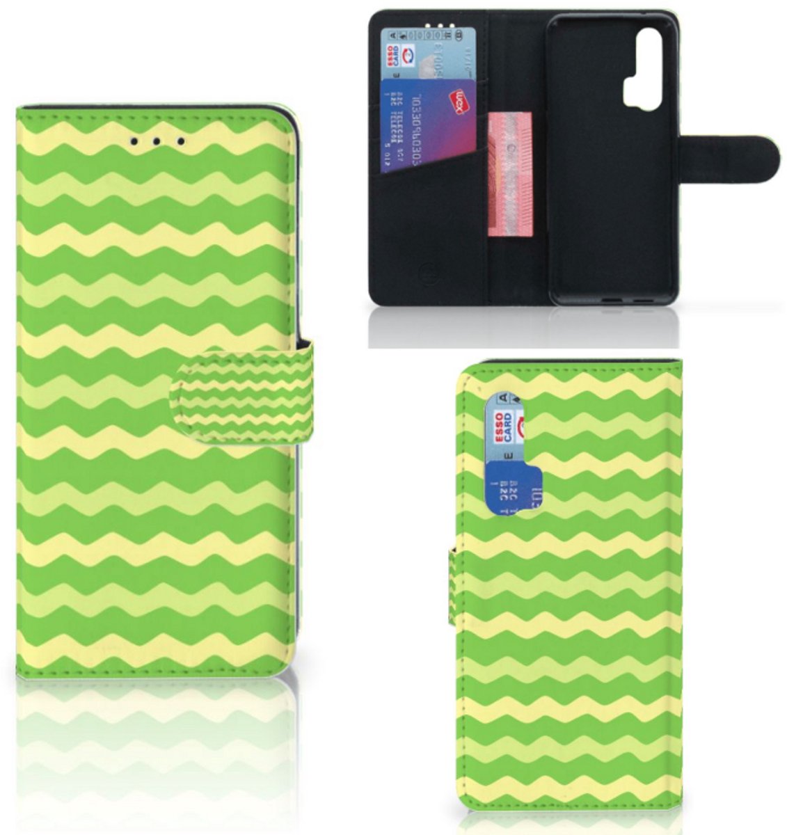 Honor 20 Pro Telefoon Hoesje Waves Green