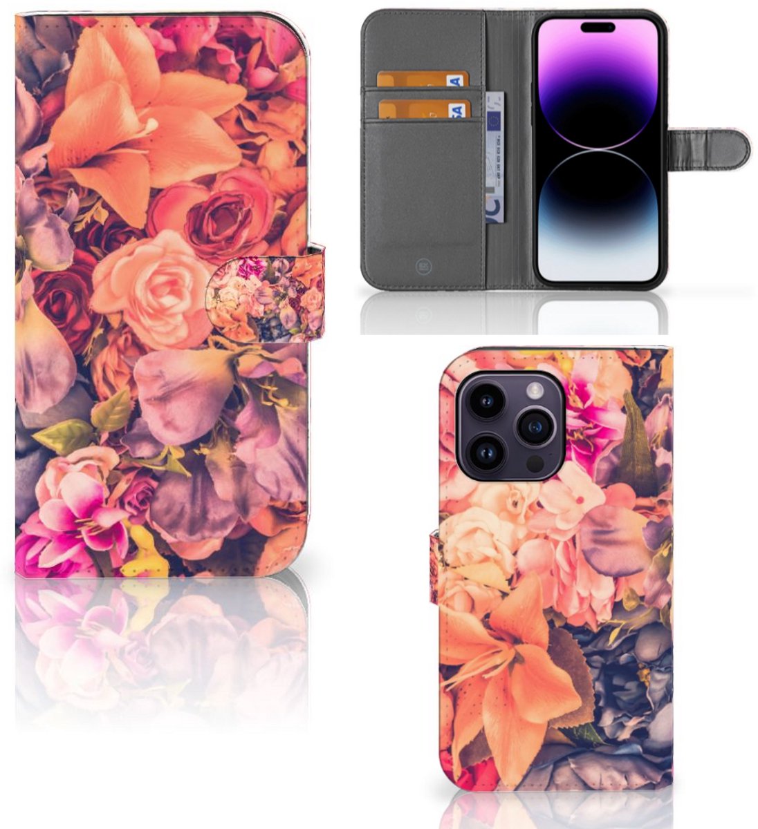 iPhone 15 Pro Max Hoesje Bosje Bloemen