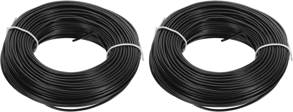 Cosensi - 20AWG draad - PVC verbinding draad - 30 meter - zwart - tinned copper wire - geschikt voor elektronica en huishoudelijke apparaten - inte...