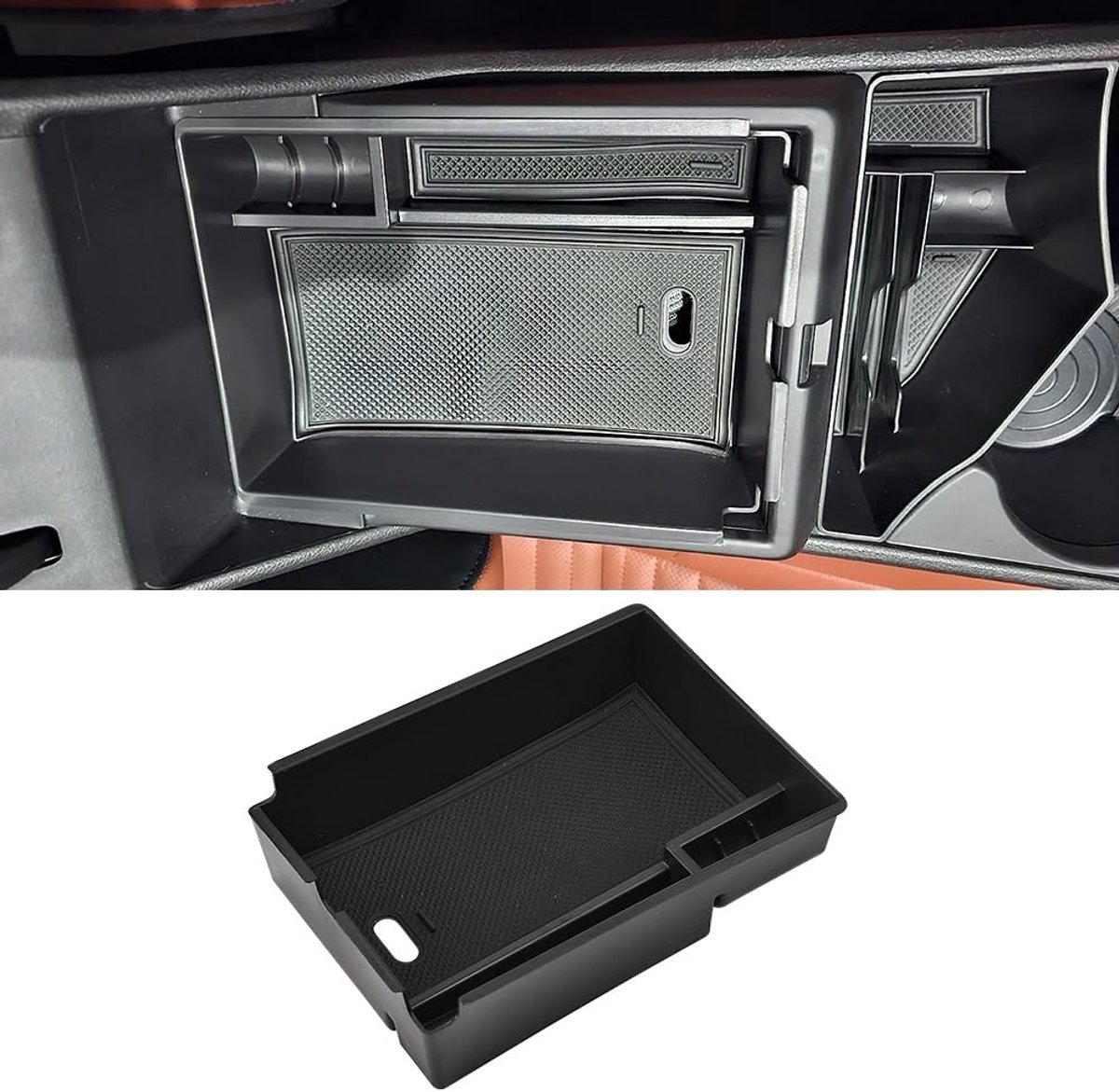 Cosensi - Auto Organizer - Center Console - Praktisch - ABS Plastic - Opbergruimte - Ideaal voor 2023-2024 Ki-a Sportage NQ5 Hybrid