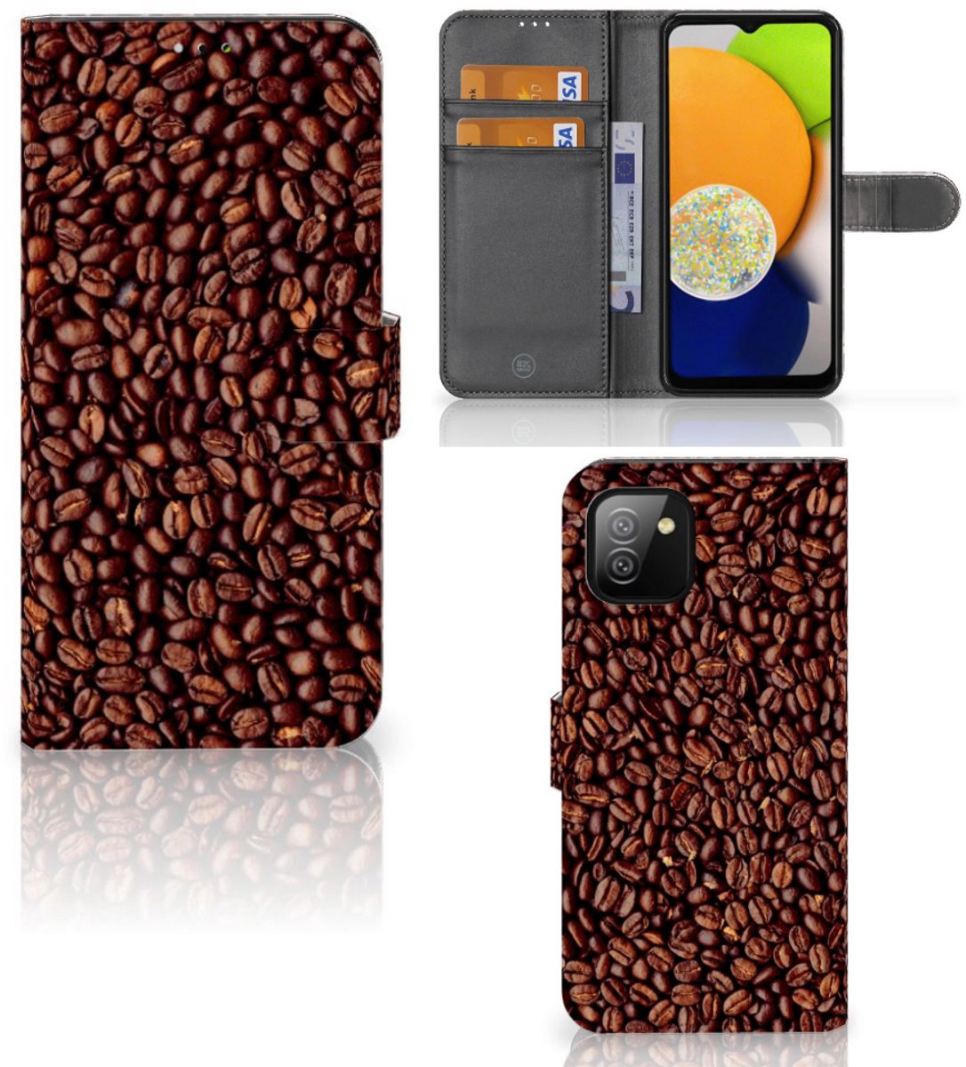 Samsung Galaxy A03 Book Cover Koffiebonen