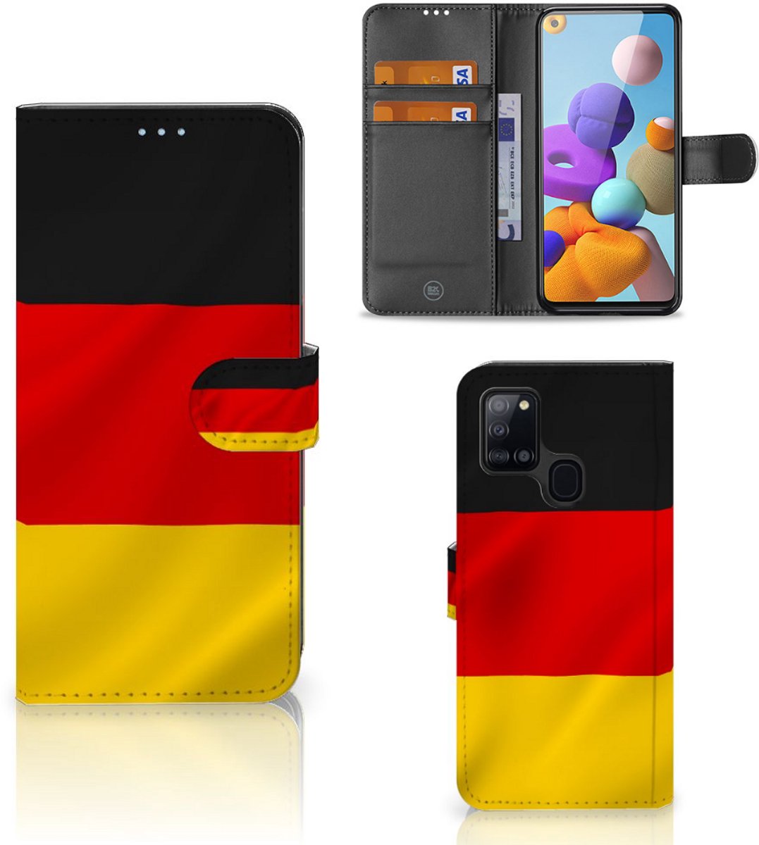 Samsung Galaxy A21s Bookstyle Case Duitsland