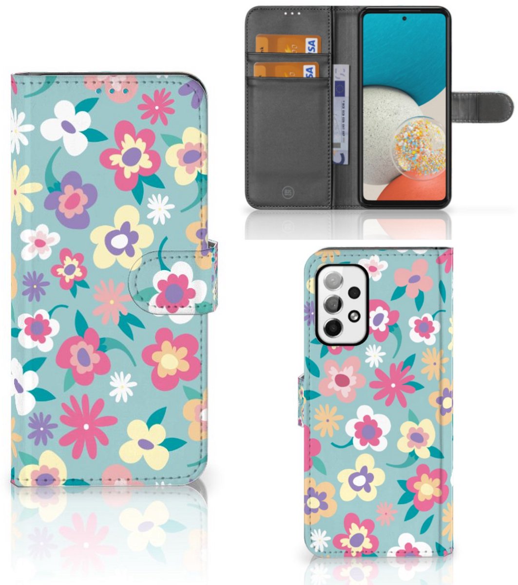 Samsung Galaxy A73 5G Hoesje Flower Power