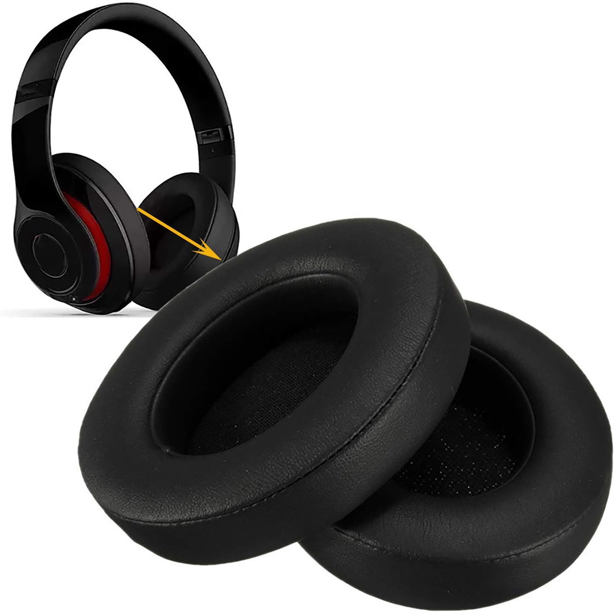 Cosensi - Vervangende Earpads - Comfortabel - Zwart - Geschikt voor Beats Studio 2 en 3 - Verlies of schade - Inclusief openingstool